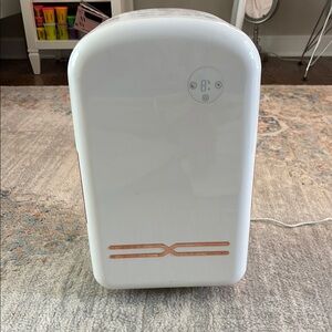 White Mini Fridge with Temperature Control